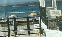 İzmir Çeşme'de kıyı işgali! Sahile demir kapı çektiler, ‘Burası tapulu mülkümüz’ dediler
