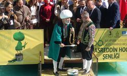 Konya'daki şenlikte Nasreddin Hoca temsili olarak uyandırıldı