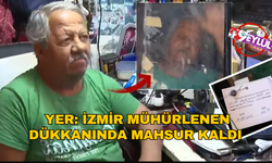 Uyuyakalan esnaf dükkanı mühürlenince mahsur kaldı!