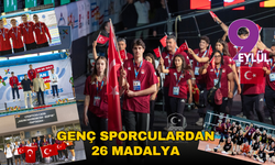 Avrupa Gençlik Olimpik Yaz Festivali'nden 26 madalya ile döndük