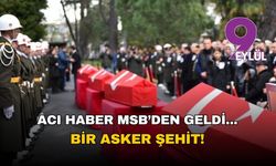Acı haber MSB'den geldi... Bir asker şehit!