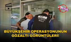 Büyükşehir operasyonunun gözaltı görüntüleri!