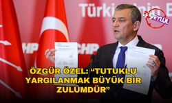 Özgür Özel: Tutuklu yargılanmak büyük bir zulümdür