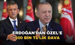 Cumhurbaşkanı Erdoğan'dan Özgür Özel'e 500 bin TL'lik dava