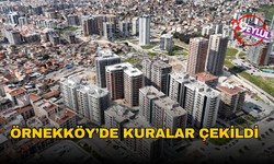 Örnekköy kentsel dönüşüm projesi için kura çekimi yapıldı