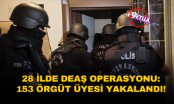 İzmir dahil 28 ilde DEAŞ operasyonu: 153 şüpheli gözaltında