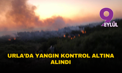 Urla’da yangın kontrol altına alındı