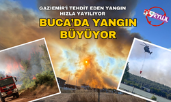 Buca'da Orman Yangını Büyüyor: Havadan ve Karadan Müdahale Devam Ediyor