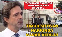 Timur Soykan serbest bırakıldı