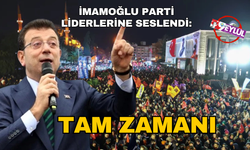 İmamoğlu 'Vakti geldi' dedi, siyasi parti liderlerine dikkat çeken bir çağrı yaptı