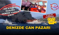 Denizi'nde panik! 200 yolcunun bulunduğu feribotta yangın çıktı