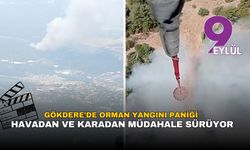 Bornova Gökdere’de orman yangını paniği: Havadan ve karadan müdahale sürüyor