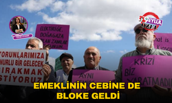 Emeklinin cebine de bloke geldi