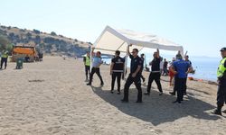 Menderes sahillerinde korsan şezlong avı