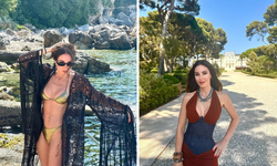 Defne Samyeli Cannes’da göz kamaştırdı: Bikinili pozları sosyal medyada olay oldu!