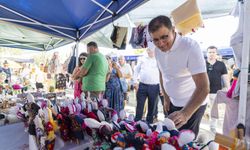 Oyuk Festivali, renkli görüntülere sahne oldu... Başkan Tugay, Oyuk Festivali'nde yurttaşlarla buluştu