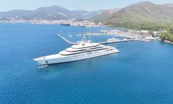 Rus milyarder Abramoviç'in dev yatı "Eclipse" Marmaris'e veda etti: Yeni durağı İstanbul