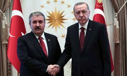 Cumhurbaşkanı Erdoğan, BBP Genel Başkanı Destici ile bir araya geldi