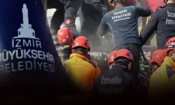 İzmir İtfaiyesi'nden depremin merkez üssü Sındırgı'ya destek