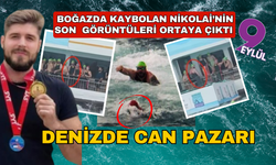 Boğazda kaybolan Rus yüzücünün son görüntüleri ortaya çıktı