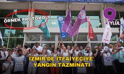 İzmir’de itfaiyeciye  yangın tazminatı