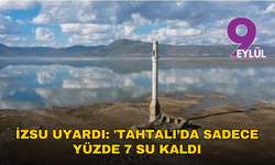 İZSU uyardı: Tahtalı’da sadece yüzde 7 su kaldı