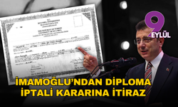 İmamoğlu’ndan diploma iptali kararına itiraz