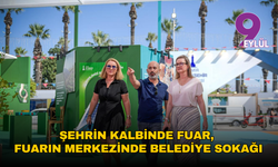 Şehrin kalbinde fuar, fuarın merkezinde Belediye Sokağı