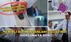İzmirli bilim insanlarından yeni buluş: Horlamaya son!