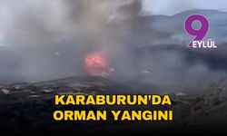 Karaburun Küçükbahçe’de orman yangını: Havadan ve karadan yoğun müdahale