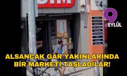 İzmir’de Alsancak Gar önündeki markete taşlı saldırı: Şüpheli gözaltında