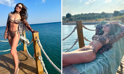 Defne Samyeli’den yaz sıcaklarına damga vuran bikinili pozlar