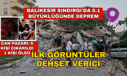 Enkazdan 6 kişi çıkarıldı 1'i vefat etti