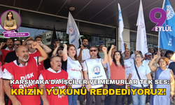 Karşıyaka'da işçiler ve memurlar tek ses: Krizin yükünü reddediyoruz!