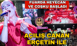 Fuarda açılış konseri Candan Erçetin ile
