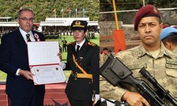 Şehit Ömer Halisdemir’in kızı Elif Nur İzmir'de teğmen rütbesiyle mezun oldu