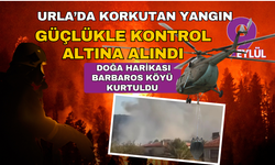 Korkutan yangın... Güçlükle kontrol altına alındı