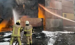 İzmir Aliağa’da liman yangını