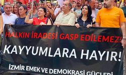 İzmir'de Emek ve Demokrasi Güçleri’nden kayyum tepkisi