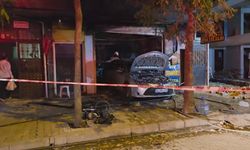 Bahçelievler'de oto tamirhanesinde yangın