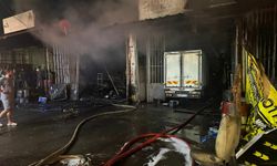 Kemalpaşa’da sanayi sitesinde yangın: 8 iş yeri kül oldu