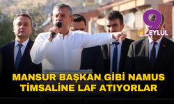 Özgür Özel: Mansur Başkan gibi namus timsaline laf atıyorlar