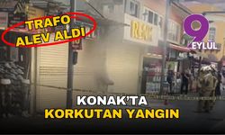 İzmir'in kalbinde trafo yangını paniği: Anafartalar Caddesi'nde alevli dakikalar
