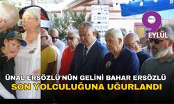 Gazeteci Ünal Ersözlü'nün gelini Bahar Nihal Ersözlü son yolculuğuna uğurlandı