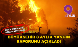 İzmir'de 8 aylık yangın raporu açıklandı: Sıcak gün sayısı rekor seviyeye ulaştı!