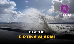 Ege'de fırtına alarmı