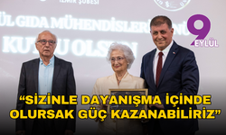 Tugay: “Sizinle dayanışma içinde olursak güç kazanabiliriz”