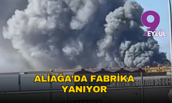 Aliağa’da fabrikada yangın paniği: Yoğun dumanlar bölgeyi kapladı