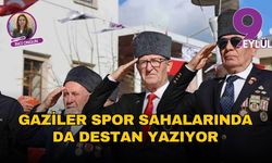 Gaziler spor sahalarında da destan yazıyor