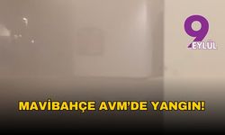 İzmir’de Mavibahçe AVM’de yangın paniği!